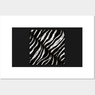 Stylized Zebra Fur - Printed Faux Hide #9 Posters and Art